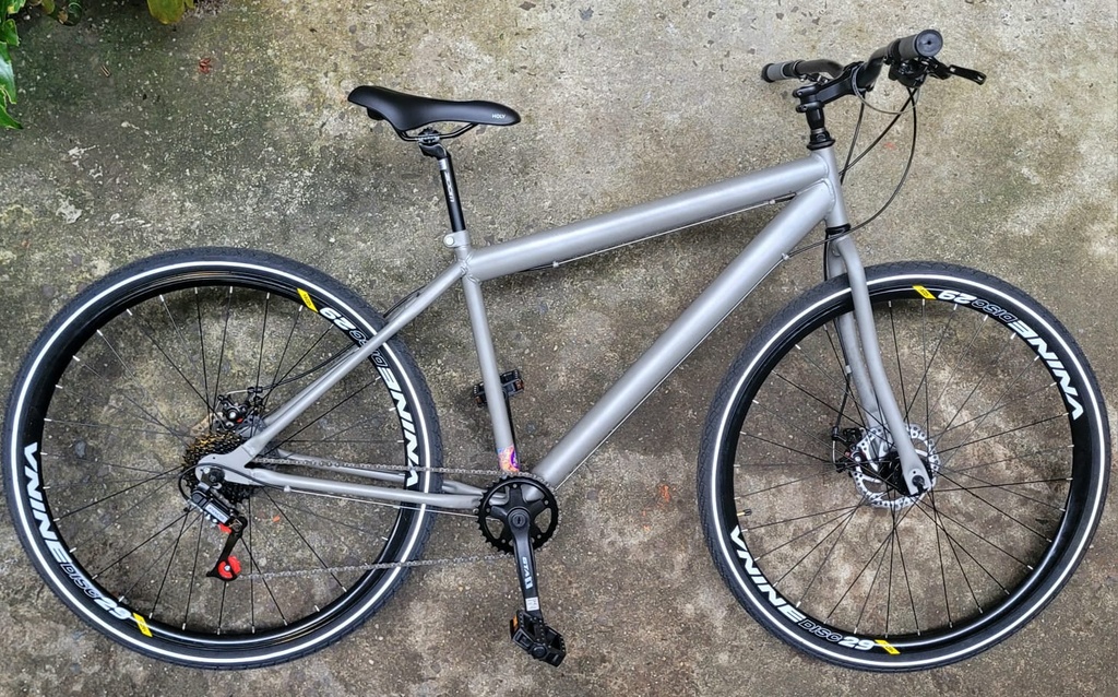 BICICLETA 29" AÇO 7V CUBO K7