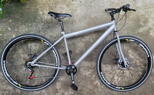 [AÇO297V] BICICLETA 29" AÇO 7V CUBO K7